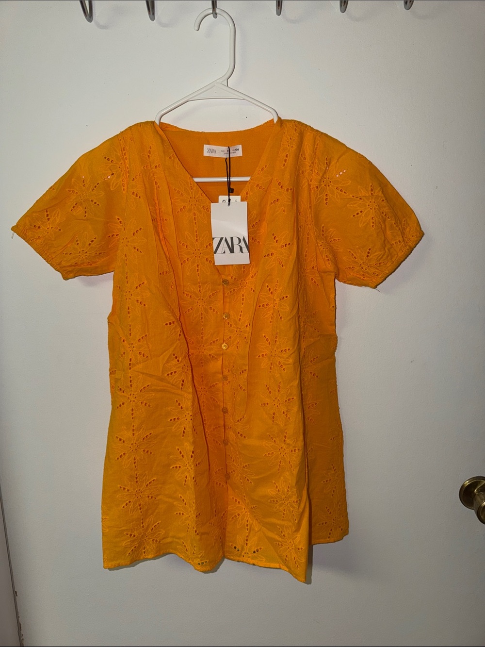 NWT Zara Eyelet Dress